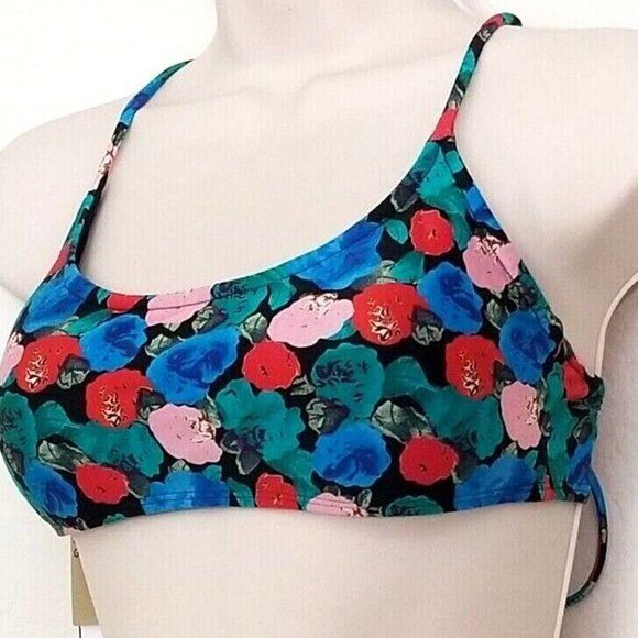 VIX PAULA HERMANNY BELLA 2-PC FLORAL GIGI HIGH WAIST BIKINI SWIMSUIT D/M NWT - Picture 2 of 12
